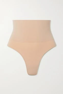 SKIMS Core Control Thong – Clay – String ,Beige