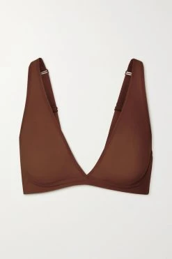 Angebote Skims Store 33 SKIMS Naked Everyday Plunge Bra – Smokey Quartz – Soft-BH ,Neutral