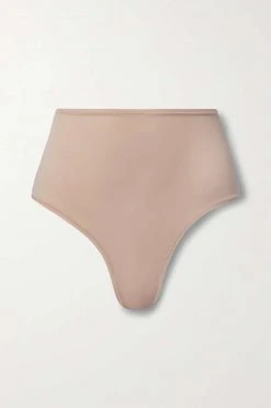 SKIMS Fits Everybody High Waisted Thong – Mica – String ,Beige
