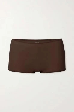 SKIMS Fits Everybody Boy Short – Cocoa – Höschen ,Neutral