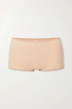 SKIMS Fits Everybody Boy Short – Mica – Höschen ,Beige