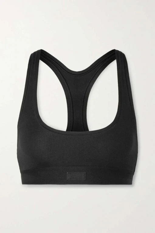 SKIMS Racerback Bra – Sport-BH Aus Baumwoll-Jersey Mit Stretch-Anteil ,Schwarz 3 SKIMS Racerback Bra – Sport-BH Aus Baumwoll-Jersey Mit Stretch-Anteil ,Schwarz -Skims Verkaufsgeschäft w920 q60 247