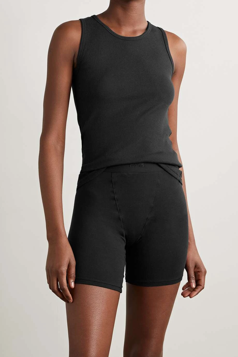 SKIMS Boyfriend Boxer – Onyx – Shorts Aus Jersey Aus Einer Modal-Baumwollmischung Mit Stretch-Anteil ,Schwarz 3 SKIMS Boyfriend Boxer – Onyx – Shorts Aus Jersey Aus Einer Modal-Baumwollmischung Mit Stretch-Anteil ,Schwarz – Bild 3