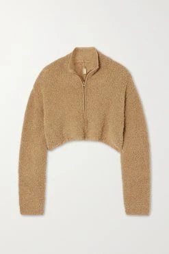 SKIMS Cozy Knit Pullover – Camel – Pullover
