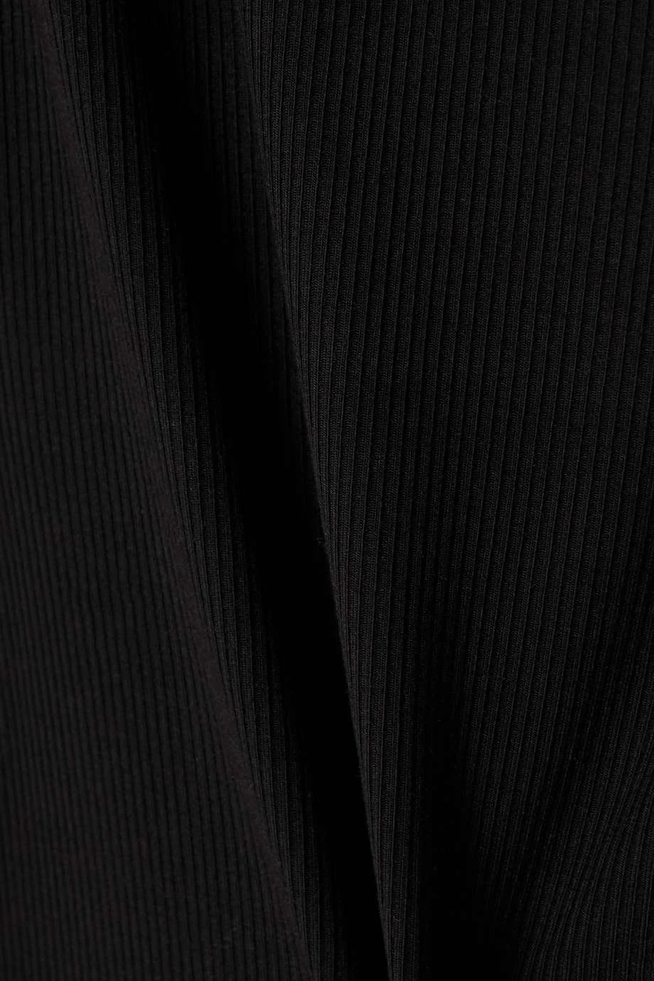 SKIMS Soft Lounge Dress – Onyx – Maxikleid Aus Geripptem Stretch-Modal ,Schwarz 5 SKIMS Soft Lounge Dress – Onyx – Maxikleid Aus Geripptem Stretch-Modal ,Schwarz – Bild 5