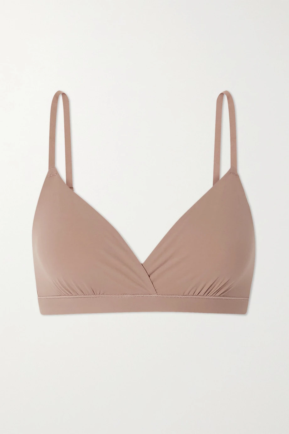 SKIMS Fits Everybody Crossover Bralette – Umber – Soft-BH ,Braun 1 SKIMS Fits Everybody Crossover Bralette – Umber – Soft-BH ,Braun