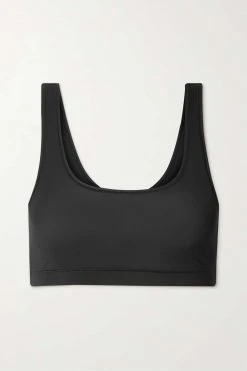 SKIMS Jelly Sheer Bralette – Onyx – Soft-BH ,Schwarz