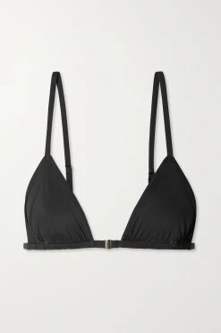 SKIMS Jelly Sheer Triangle Bralette – Onyx – Triangel-BH ,Schwarz