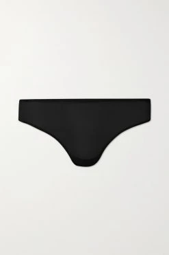 SKIMS Mesh Built Up Thong – Onyx – String Aus Mesh ,Schwarz