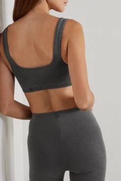 SKIMS Outdoor Basics Scoop Neck Bralette – Ash – Bustier Aus Stretch-Baumwoll-Jersey ,Schiefer 7 SKIMS Outdoor Basics Scoop Neck Bralette – Ash – Bustier Aus Stretch-Baumwoll-Jersey ,Schiefer -Skims Verkaufsgeschäft w920 q60 505