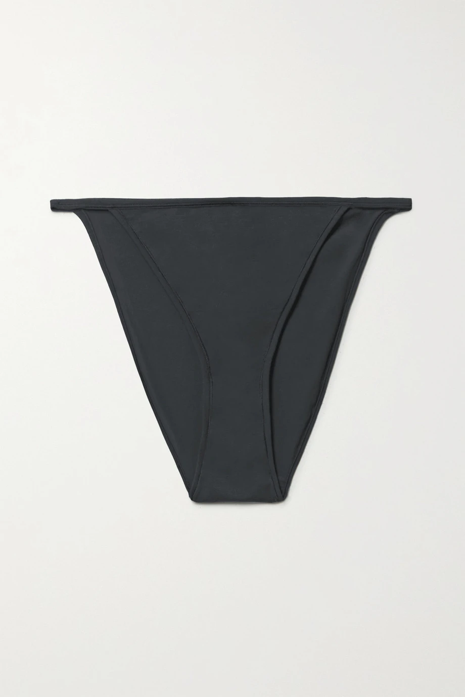 SKIMS Cotton String Bikini – Höschen Aus Baumwoll-Jersey ,Schwarz 1 SKIMS Cotton String Bikini – Höschen Aus Baumwoll-Jersey ,Schwarz
