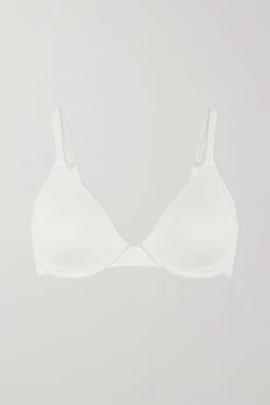 SKIMS Cotton Underwired Bra – Bone – Bügel-BH ,Weiß