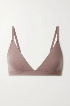 SKIMS Fits Everybody Triangle Bralette – Umber – Triangel-BH ,Neutral