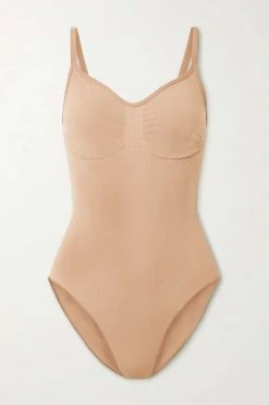 SKIMS Seamless Sculpt Sculpting Bodysuit – Clay – Body ,Beige